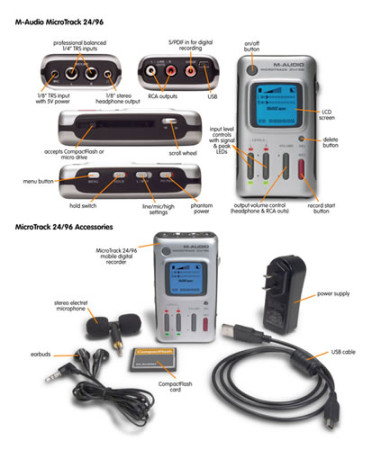 m-audio microtrack24/96