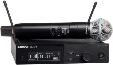 shure slxd24b58 band j52
