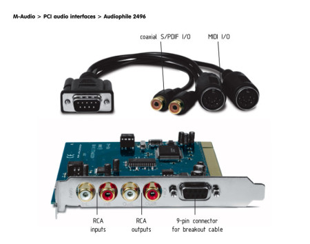 m-audio audiophile-2496