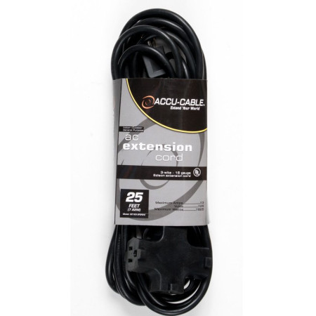 accucable ec163-3ferblk-025ft