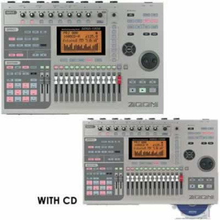 Zoom MRS1608CD 16-Track Digital MultiTrack Recording Studio, With Cd