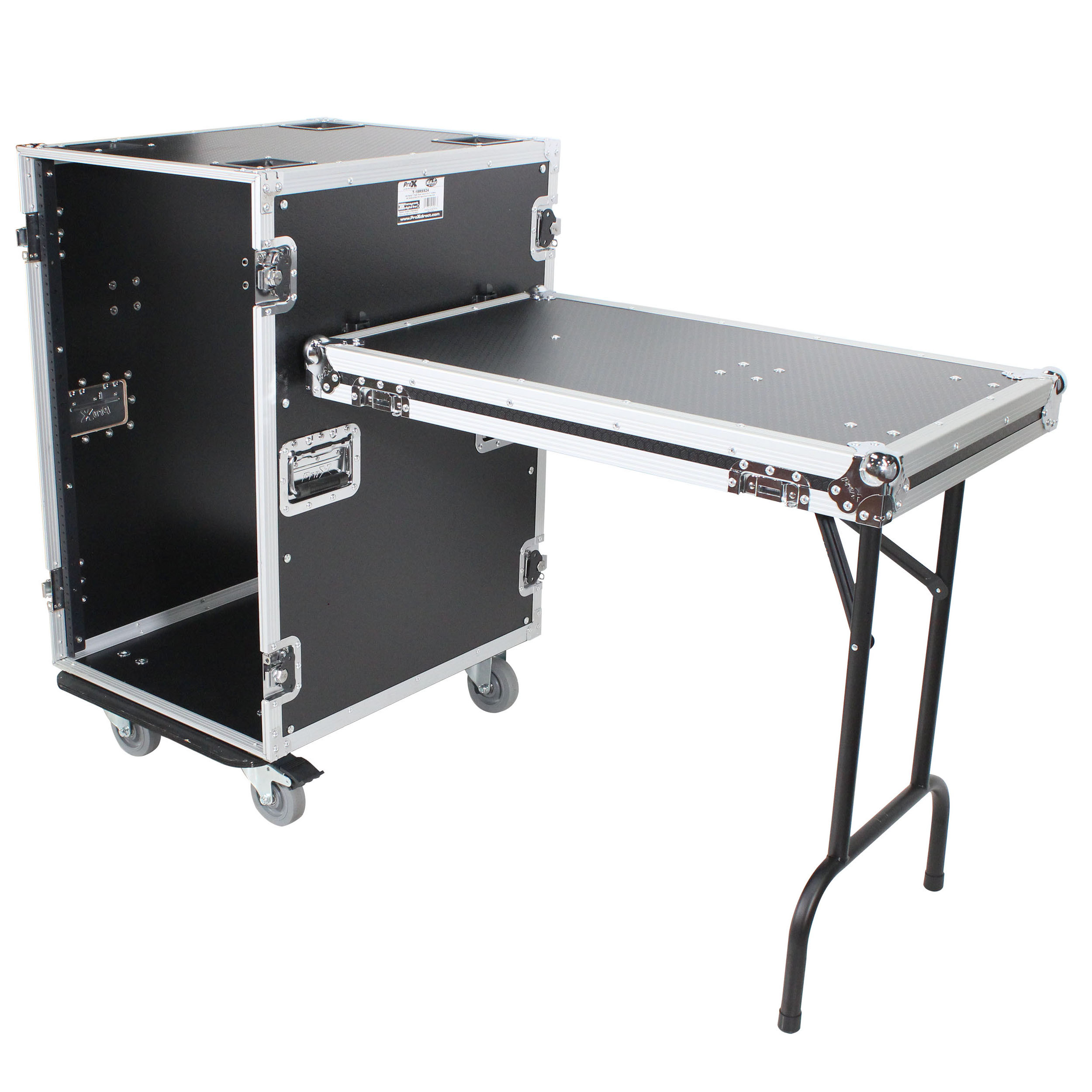 ProX T-18RSS24WDST 18U Space Amp Rack Mount ATA Flight Case, 24'' Depth