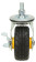 RocknRoller RCSTR4X2 4" x 2" Ground Glider Wide Front Caster w/ Brake Upgrade for R2 (2 Pack)