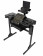 Sefour X25 Pro Compact DJ Stand for CD Players, Black