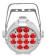 Chauvet DJ SLIMPARPROHUSBWHT Low Profile LED PAR Wash (White Housing)