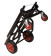 Jamstands JS-KC90 Karma Adjustable Professional Equipment Cart, Medium Duty