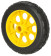 RocknRoller RWHLO6X15 6" x 1.5" R-Trac Rear Wheel for RMH1/R2 (2 Pack)