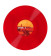 Serato SCV-GL-CLE-10 Red Glass Serato Control Vinyl, Pair