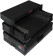 ProX X-NVLTBL Numark NV Black Case w/ Sliding Laptop Shelf