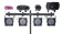 Chauvet DJ 4BAR FLEX Lighting System