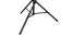 Ultimate Support TS99BL Tall TeleLock Speaker Stand w/ Leveling Leg