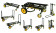 RocknRoller Multi-Cart R8RT MID 8-in-1 Handcart w/ Shelf