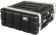 Grundorf ABS-R0416CB 3-Space Amp Rack w/ Handle and Wheels