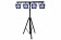 Chauvet DJ 4BAR DMX Wash Light System w/ Tripod