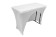 Odyssey SPATBL4WHT Scrim Werks 4' Banquet Table Slip Screen, White