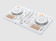 Pioneer DDJ-FLX4-W 2-Channel Controller for Rekordbox and Serato DJ Lite, White