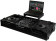 ProX XS-CDM1012WLTBL DJ Coffin Case for 4 Ch Mixer, 2x CDs, Shelf with Wheels, BLACK