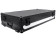 Odyssey FFX10CDJWBL Black 10" DJ Mixer Large Format Media Player Coffin Case w/ LED Panel