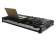 Odyssey FFXGSL12CDJWBL Low Profile DJ Coffin With Wheels For 2 Large Media Players & 12'' Format Mixer
