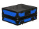 Odyssey FR1200BKBLUE Flight Ready Universal DJ Turntable Case, Blue