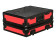 Odyssey FR1200BKRED Flight Ready Universal DJ Turntable Case, Red