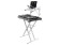 Odyssey LTBXS2MTCPWHT 2-Tier White X Stand w/ Mic Boom and Tray