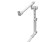 Odyssey LTBXS2MTCPWHT 2-Tier White X Stand w/ Mic Boom and Tray