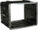 Grundorf ABS-R0816B 8-Space Amp Rack Case