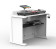 ProX XFH-HUMPTER B3 WH White Quick Folding DJ Table Workstation