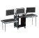 ProX XSM-AV16UW OPTO FC Regie PRO-3A w/ 2 Tables and 3 Monitor Mounts