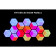 ADJ 3D VISION 3D LED Hexagon Shaped Panel Effect