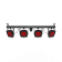 Chauvet DJ 4BAR HEX ILS Complete Wash Lighting Bar w/ ILS