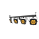 Chauvet DJ 4BAR QUAD ILS Complete Wash Lighting Bar w/ ILS