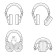 Audio Technica ATH-M50x Closed-back Headphones