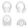Audio Technica ATH-M50xWH Closed-back Headphones