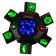 Eliminator CenterDroid High-Energy Lighting Effect Centerpiece