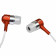 iKey Audio ED-E180 EarDrumz Lightweight In-Ear Headphone Buds, Red