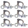 global truss eye-clamp-6pak