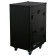 Odyssey FZ1116WDLXBL Black 11U Top Slanted 16U Vertical Combo Rack w/ Side Table