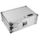 Odyssey FZ12MIXXDDIA Universal 12" Format Extra Deep DJ Mixer Case Silver Diamond Plated
