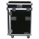 Odyssey FZ1316WDLX 13U Top Slanted 16U Bottom Pro Combo Rack w/ Side Table