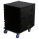 Odyssey FZAR12WBL Black Label 12-Space Amp Rack w/ Wheels
