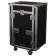 Odyssey FZGS1116WDLX Deluxe 11U Top Slanted 16U Bottom Vertical Pro Combo Rack, Side Table