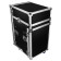 Odyssey FZGS1416WDLX Pro Combo Rack w/ Casters, Table, and Glide Platform