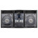 Odyssey FZGSRANE1272WBL Black Low Profile Rane Twelve and Seventy Two Coffin Flight Case
