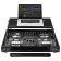 Odyssey FZGSTKS4MK3BL Black Traktor Kontrol S4 MK3 Flight Case w/ Glide Platform