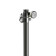 Gravity GLS431B Square Base Lighting Stand, Black