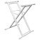 Odyssey LTBXSWHT Heavy-Duty Double Braced White X Stand