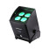 JMAZ Mad Par RB Battery Powered Uplight, Black