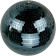 Omnisistem MB-20-BLK Black 20" Disco Mirror Ball Package w/ 1RPM Motor and LED Pinspots